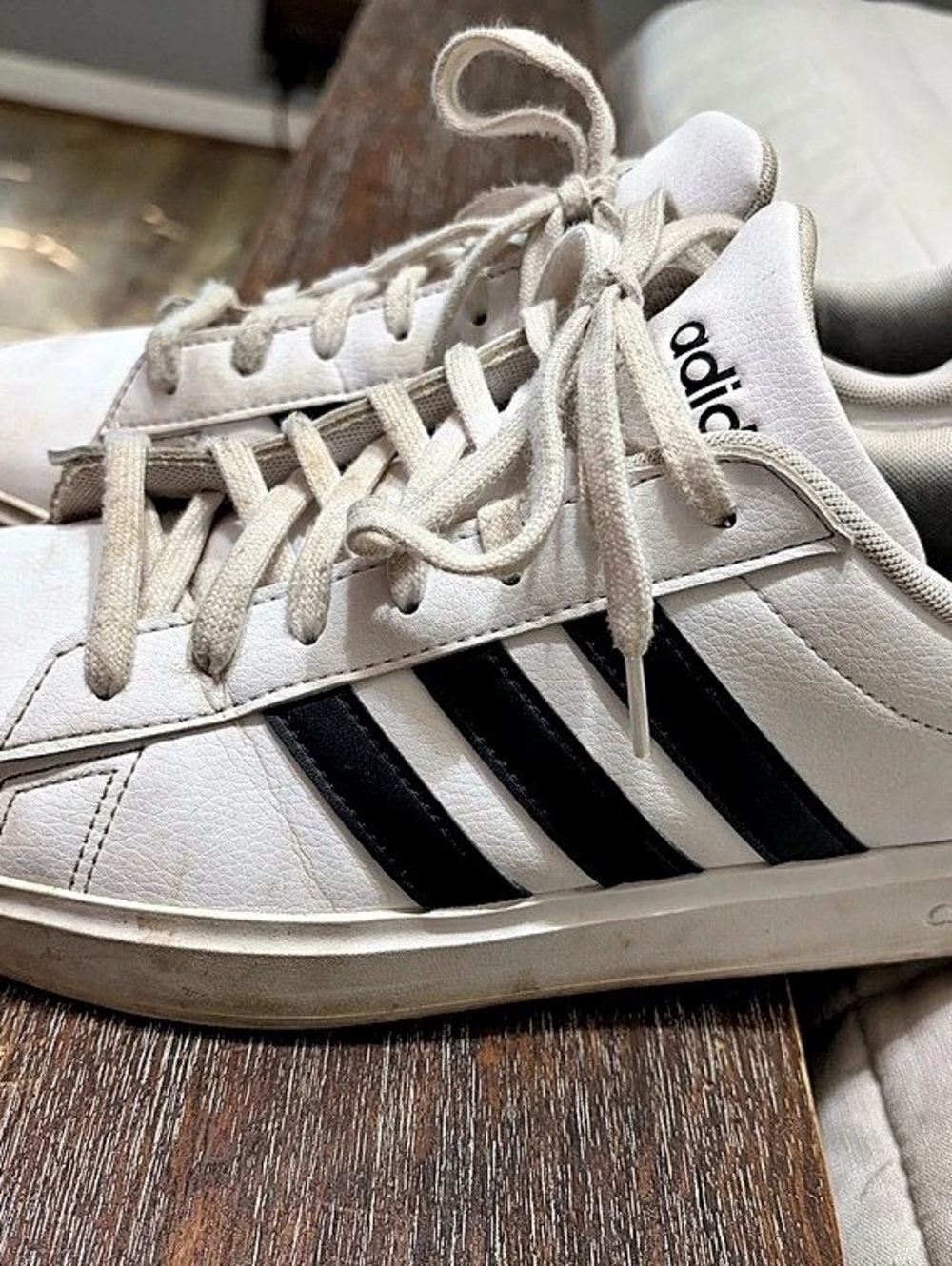 adidas Grand Court 2.0 Shoes Sneakers White & Black US 10